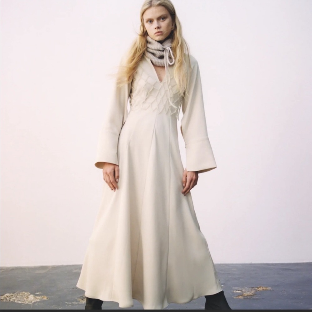 Zara Voluminous Midi Dress